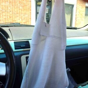 Wild fable brand new halter dress white